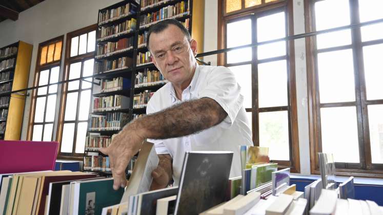 Julio García-Herreros, director Corporación Biblioteca Pública Julio Pérez Ferrero. Foto: Jorge Ivan Gutierrez.