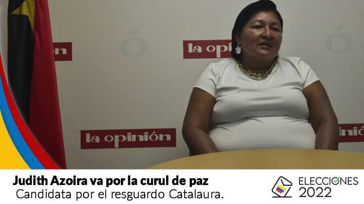 Judith Azoira, excacica gobernadora del resguardo Catalaura./Foto Pablo Castillo