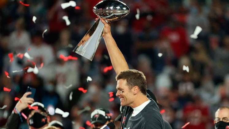 Tom Brady, histórico jugador de la NFL. 