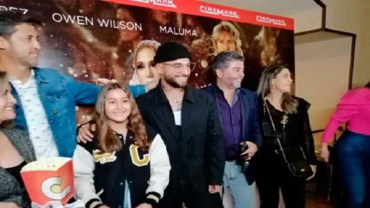 Maluma vio en Colombia el estreno de su película./Foto: El Colombiano