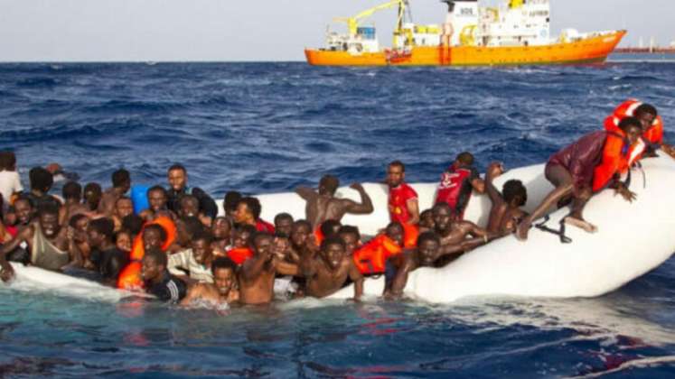 Dieciséis emigrantes desaparecidos en un naufragio./Foto: internet