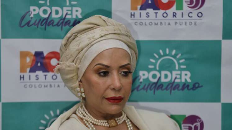 Piedad Córdoba es candidata al Congreso por el Pacto Histórico. / Foto: Colprensa
