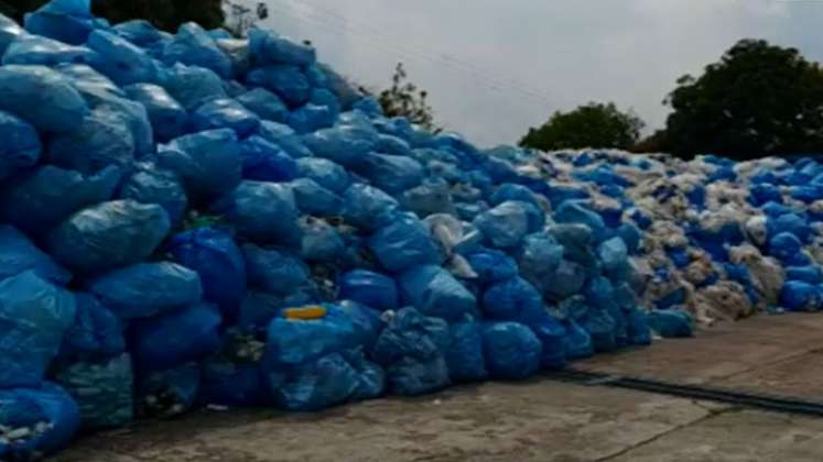 Basura reciclada en San Cristóbal