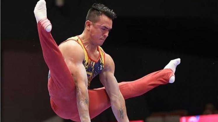 El Mundial de Japón en octubre pasado fue la última competencia del gimnasta cucuteño Jossimar Calvo.