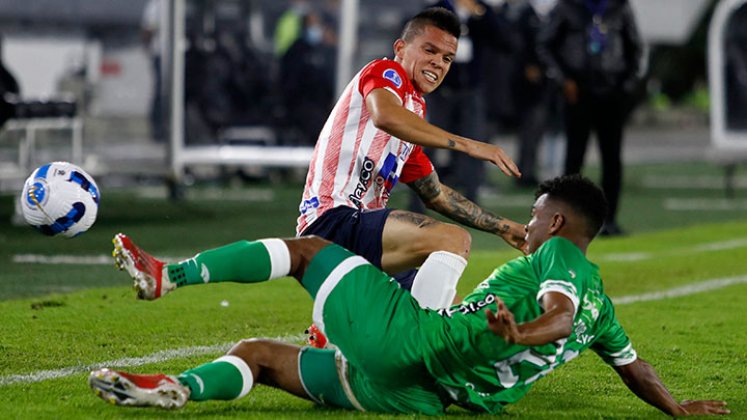 La Equidad vs. Junior por Copa Sudamericana. AFP