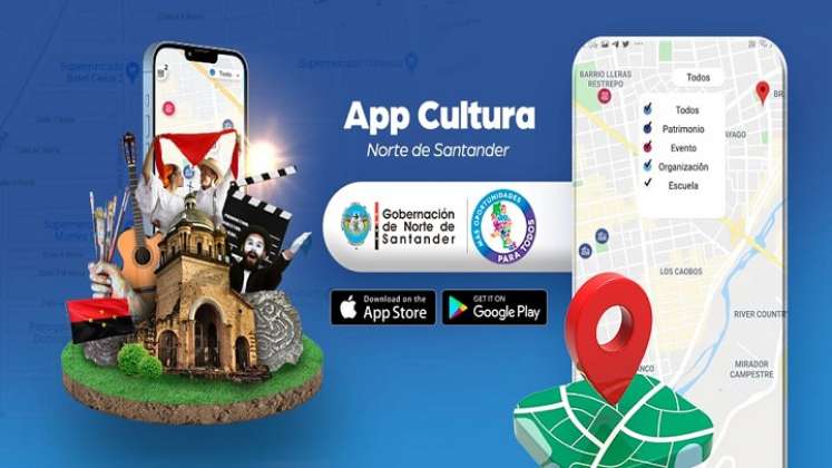 Aplicación cultural de Norte de Santander. / Foto: Cortesía / La Opinión 