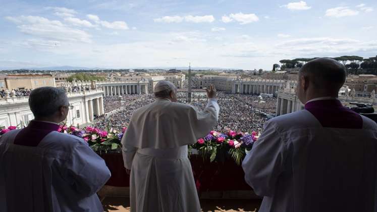 Papa Francisco pidió por la paz en esta "Pascua de Guerra"