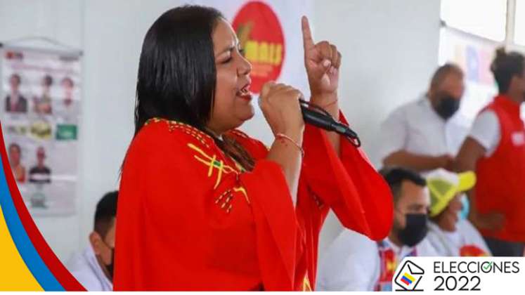 Arelis Uriana, precandidata indígena del Pacto Histórico./Foto: cortesía