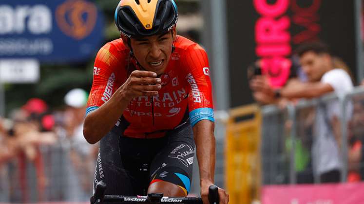 Santiago Buitrago, ganador de la etapa 17 del Giro de Italia. 