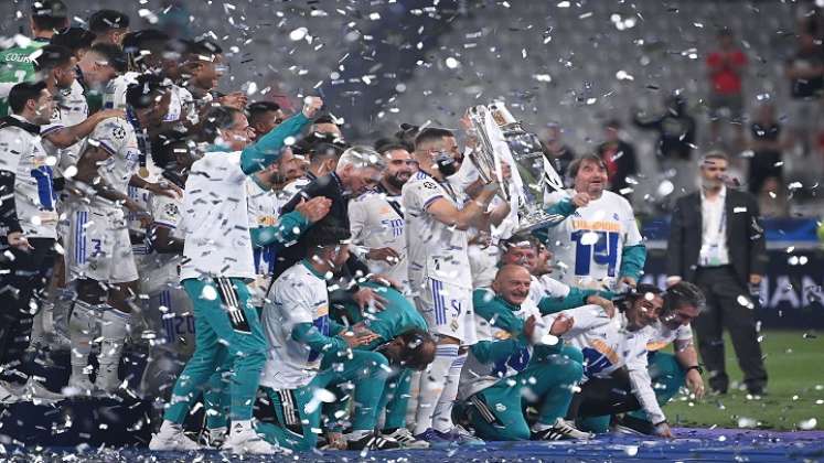 Real Madrid refuerza todavía más su hegemonía en el palmarés de Champions./Foto: AFP