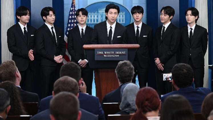 Los reyes del K-Pop denuncian el racismo durante visita a la Casa Blanca