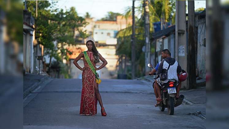 Brasileña se sobrepone al odio y sueña con coronarse en 'Miss Universo Trans'./Foto: AFP