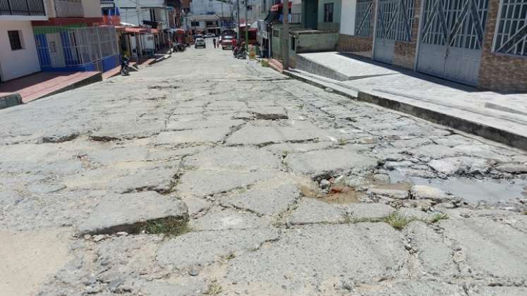Por la acción del invierno la malla vial del municipio de Ocaña se encuentra en precarias condiciones.        