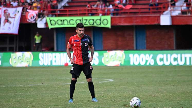 Jhonatan Agudelo, Cúcuta Deportivo 2022. Foto: Jorge Iván Gutiérrez/La Opinión