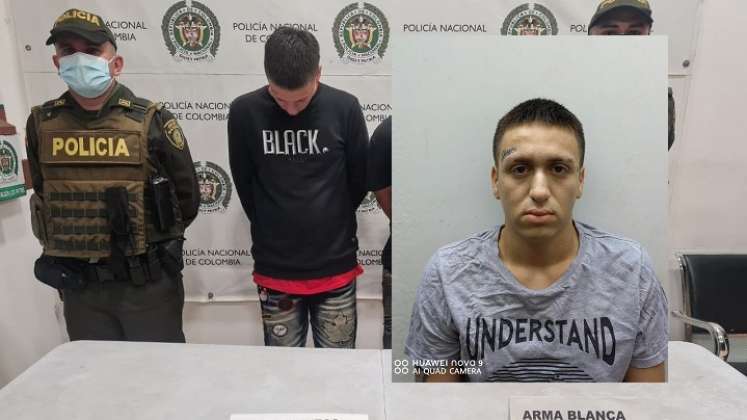 Jhoan Sebastián García (foto) fue capturado luego de robarle un celular a un hombre en el barrio 12 de Octubre, Los Patios.