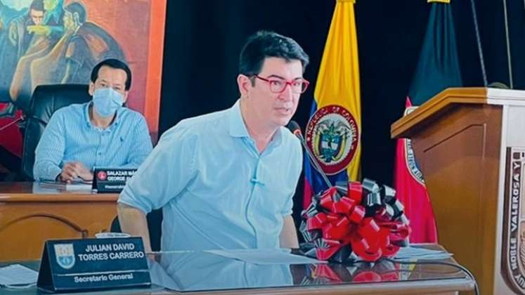 Miguel Peñaranda, en el Concejo