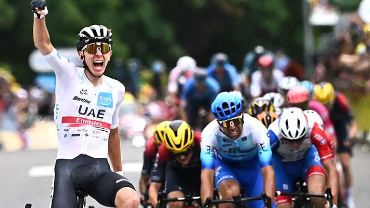 Tadej Pogacar, Tour de Francia 2022. AFP.