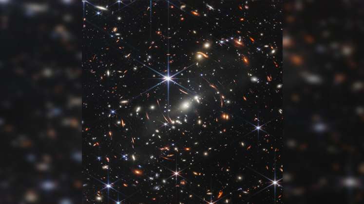 Telescopio Webb revela imagen de las primeras galaxias formadas tras el Big Bang./Foto: AFP