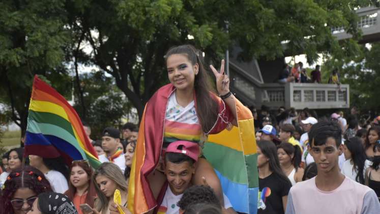 La marcha del orgullo diverso en Cúcuta.