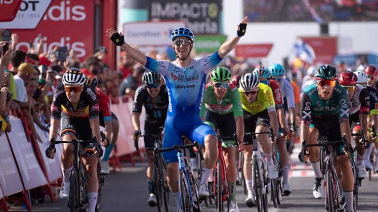 El ciclista australiano Kaden Groves (BikeExchange) ganó la etapa once de la Vuelta a España.