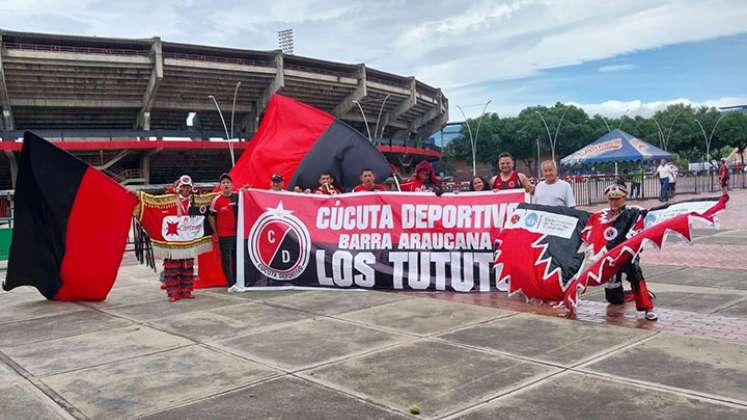Barra Los Tututu, Cúcuta Deportivo. Foto: Cortesía.