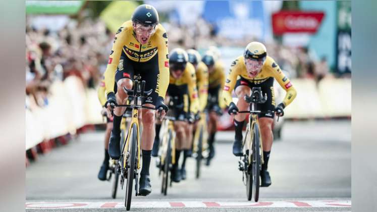 Jumbo Visma ganó la crono por equipos en la Vuelta a España 2022