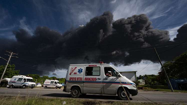 Se incendia tercer tanque de combustible en Cuba/Foto: AFP