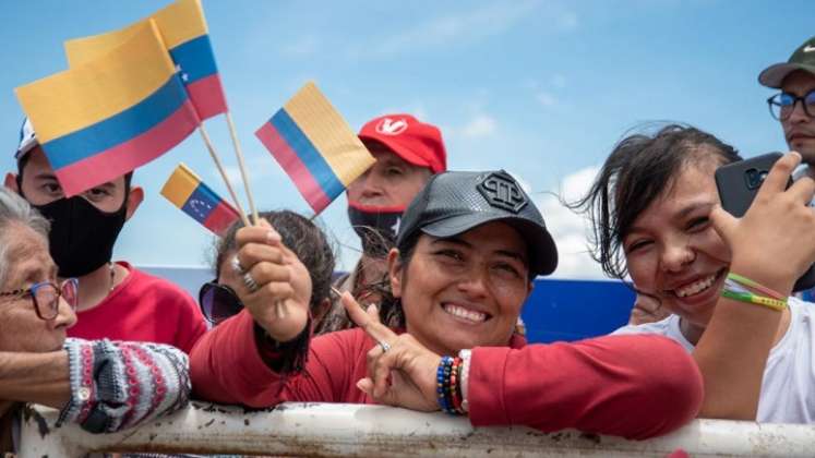Este 26 de septiembre se dio oficialmente la reapertura de la frontera con Venezuela para el comercio./Foto Presidencia