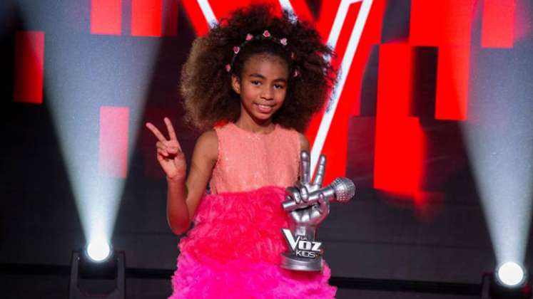 Diana Estupiñán es la ganadora de La Voz Kids 2022./Foto: cortesía