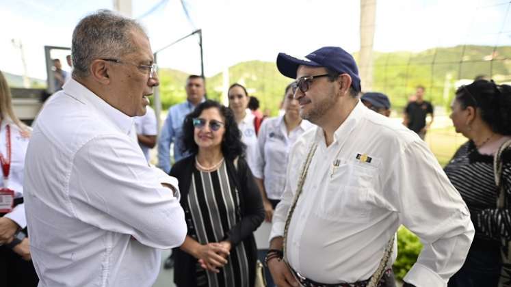 El gobernador Silvano Serrano en los diálogos regionales vinculantes./Foto cortesía