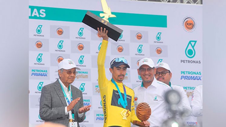 Iván Ramiro Sosa, campeón del Tour de Langkawi