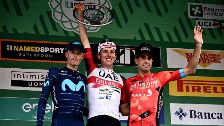 El ciclista esloveno Tadej Pogacar (UAE-Emirates) se adjudicó por segunda vez el Giro de Lombardía. 