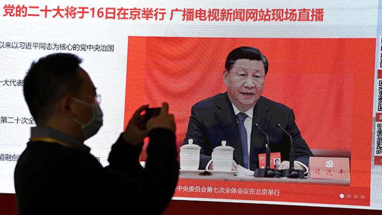 Xi Jinping se dirige a un inédito tercer mandato./Foto: AFP