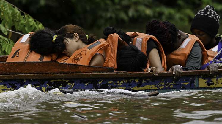 La migración de venezolanos por la selva del Darién batió un récord en 2022./Foto: AFP