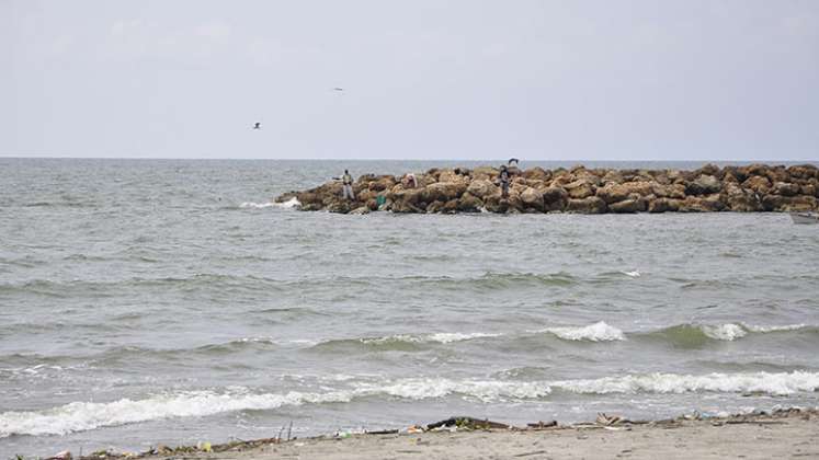 Ante fuertes vientos, lanzan alerta en playas del Atlántico./Foto: cortesía