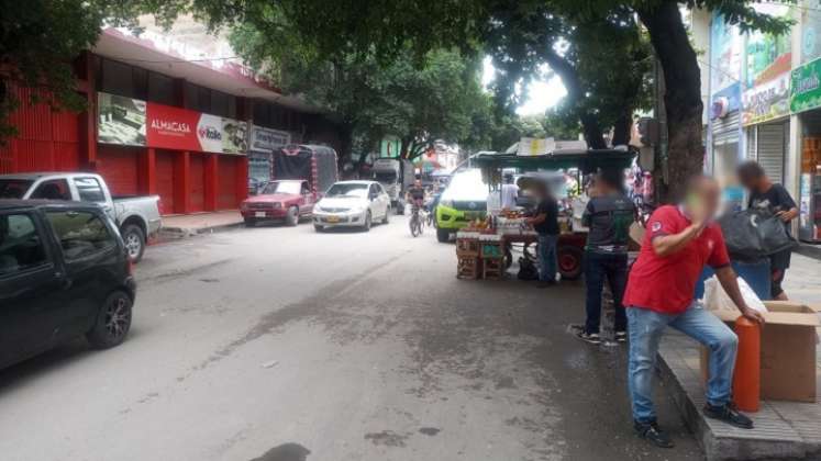El hecho se dio en la avenida 5 con calle 6, del centro de Cúcuta, no hubo heridos.