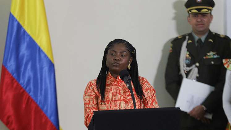 La vicepresidenta de Colombia, Francia Márquez, aseguró que ha sufrido actos de discriminación./Foto: Colprensa