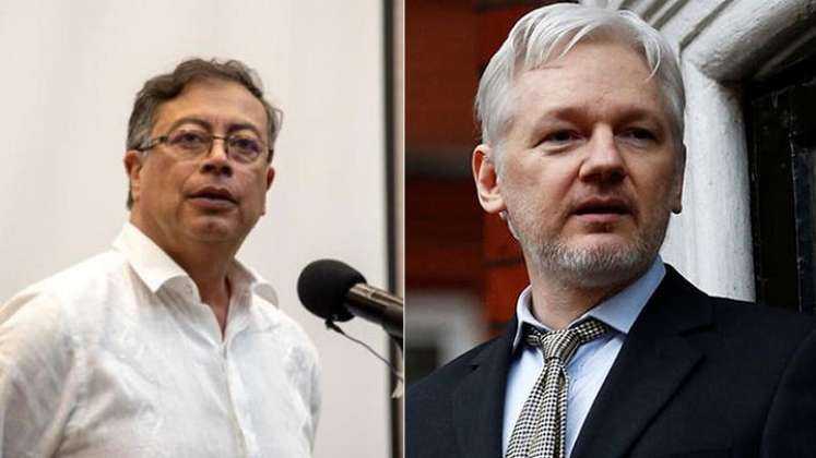 Petro pide libertad de Assange, fundador de WikiLeaks./Foto: cortesía