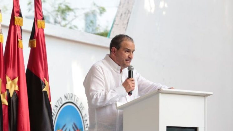 Gobernador Silvano Serrano, rindió cuentas de su gestión 2022./Foto La Opinión