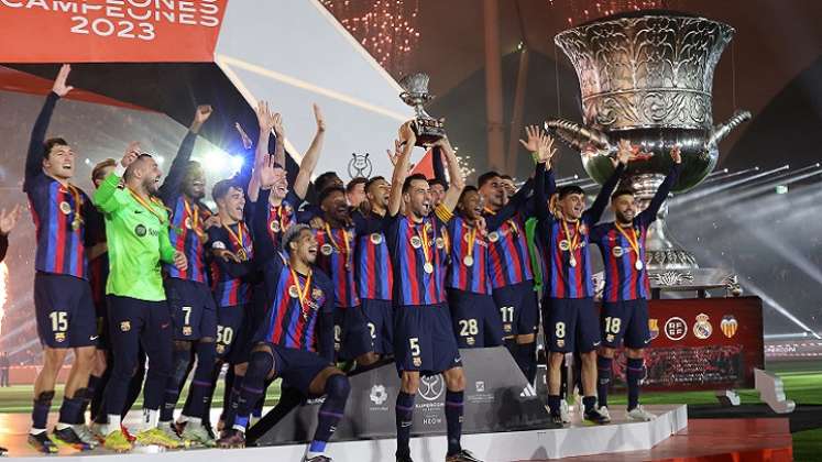 El Barcelona tuvo que esperar dos años para volver a ganar un trofeo.