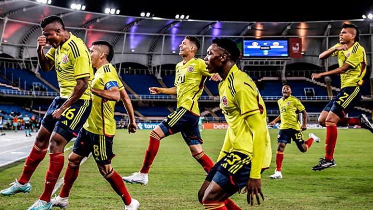 Selección Colombia en el Campeonato Sudamericano Sub-20.