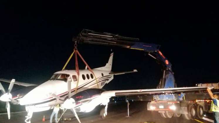 Avioneta aterrizó de emergencia y se salió de la pista del aeropuerto Palonegro