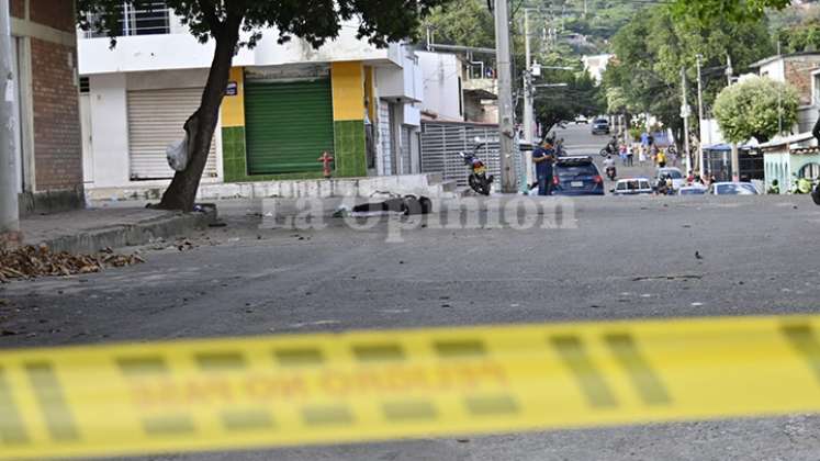 Hombre fue asesinado en Cundinamarca, en Cúcuta./Foto: Jorge Gutiérrez - La Opinión