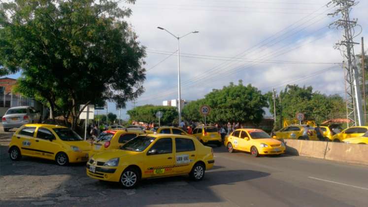 Taxis bloqueos