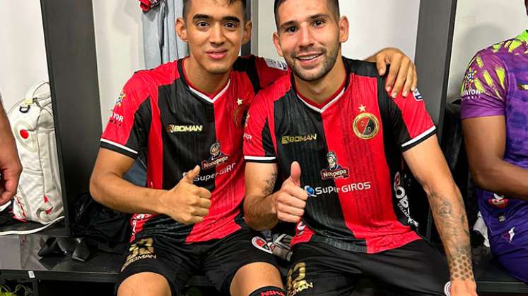 Cristian Díaz y Jhonathan Agudelo. 