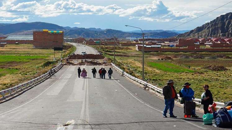 Frontera Perú-Bolivia. / Foto: AFP