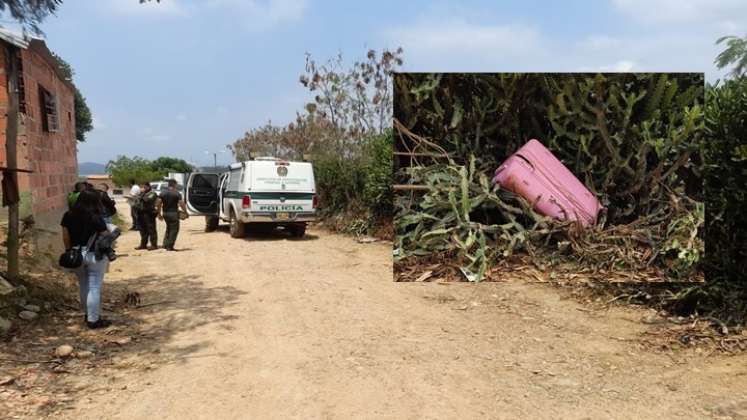 La maleta donde metieron el cuerpo descuartizado de Gerson Durán fue hallada en la parte alta del barrio Cumbres del Norte.