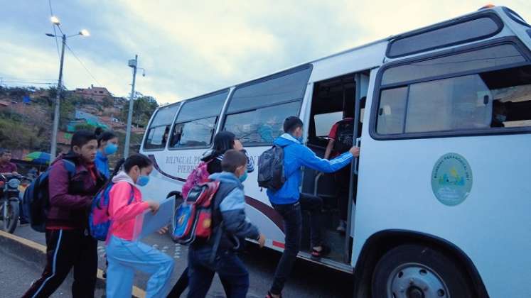 Arrancó el transporte escolar en el municipio de Ocaña, no obstante, la plata solo alcanza hasta mitad de año.
