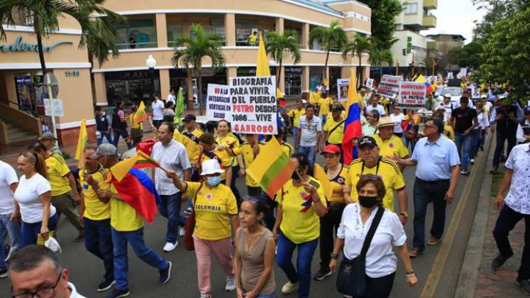 Cúcuteños manifestaron su echazo a las reformas de Gustavo Petro