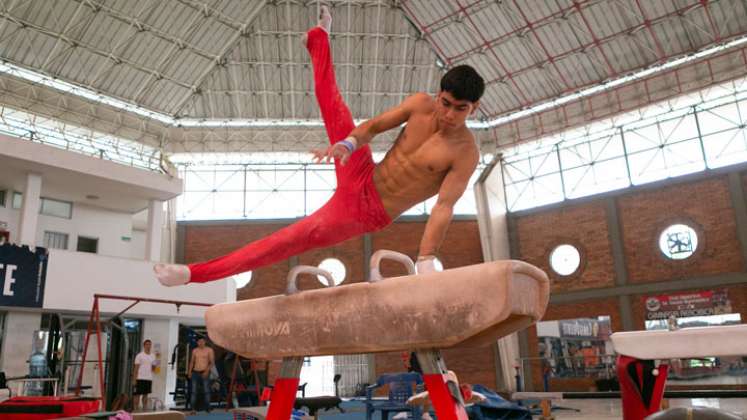 Ángel Barajas, gimnasta cucuteño. 2023. 